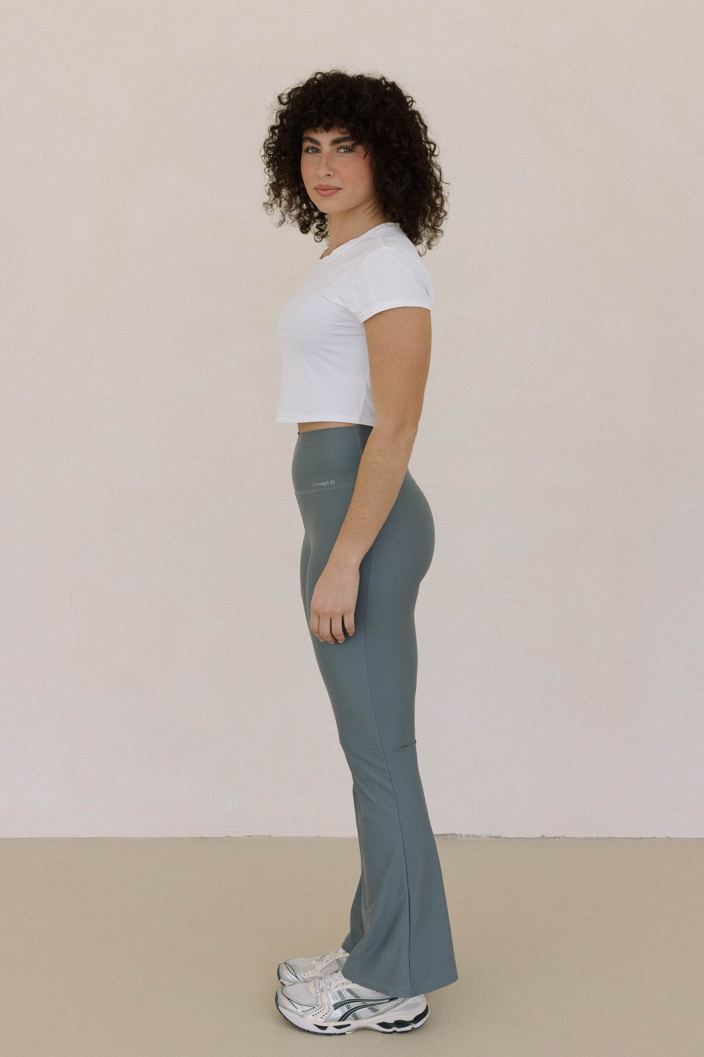 Flare Pants Light Grey
