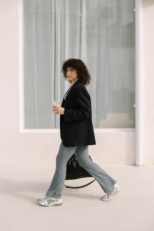 Flare Pants Light Grey