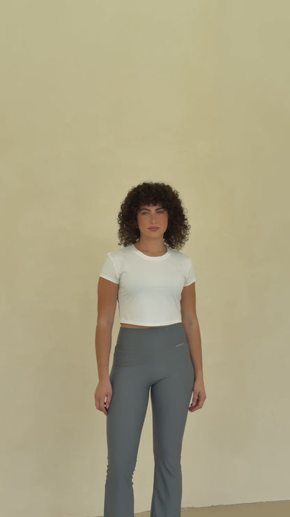Flare Pants Light Grey